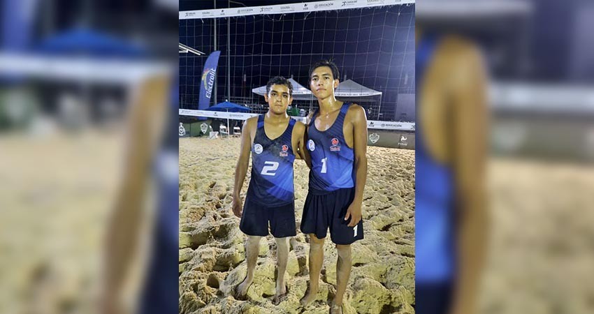 Se quedó en cuartos de final la pareja sudcaliforniana en playa