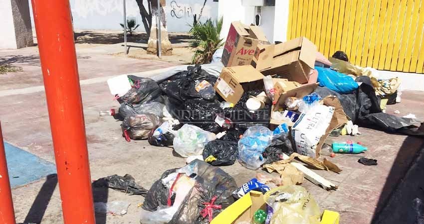 Continúan los problemas de recolección de basura en La Paz