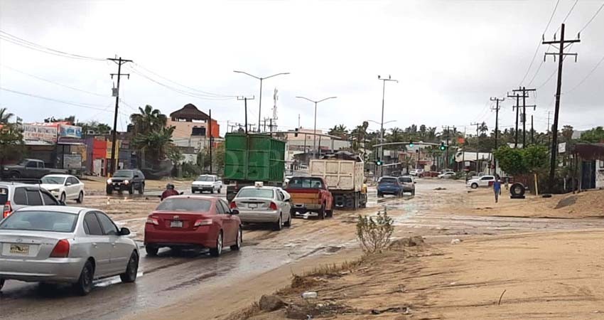 Lluvias “Kevin” colapsan al municipio de Los Cabos