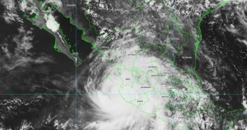 Lluvia y viento dejará el Huracán NORA por BCS