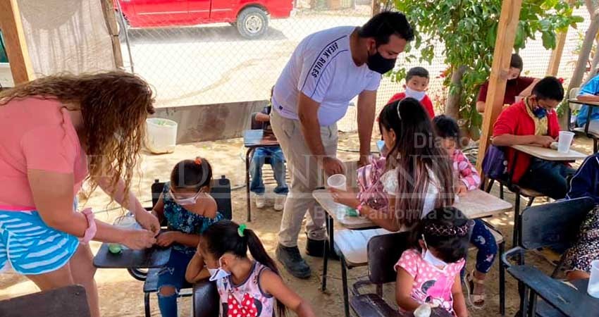 Profesores voluntarios retomarán clases presenciales para niños de escasos recursos