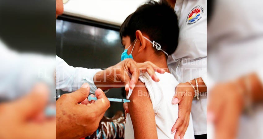 Sin fecha para la vacunación contra COVID-19 para menores de edad en BCS