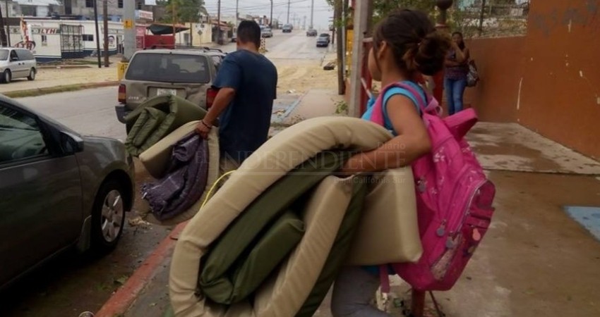 Abiertos los albergues de La Paz y Los Cabos por “Olaf”