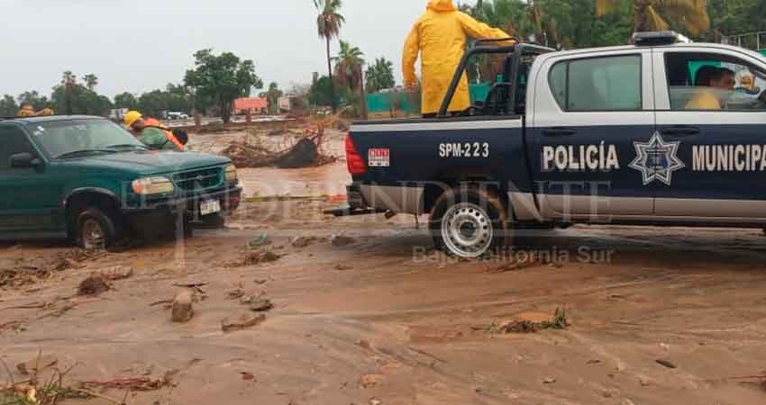Daños menores en Los Cabos tras paso de Olaf