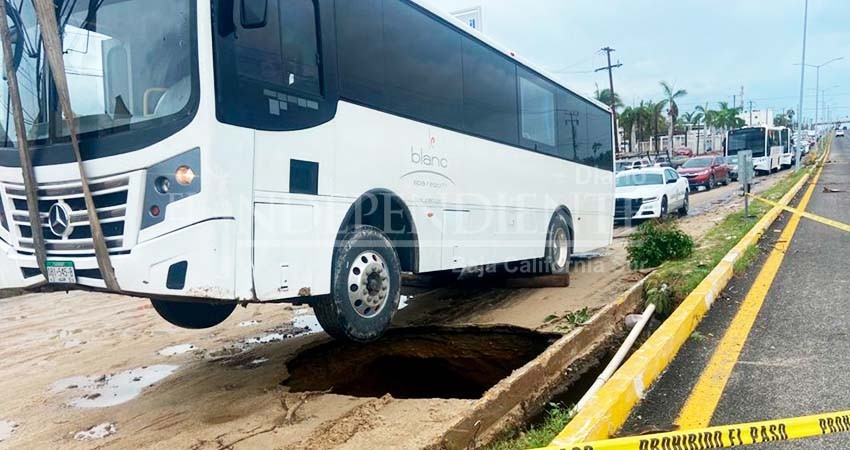 Olaf provocó daños por más de 200 mdp en La Paz y Los Cabos