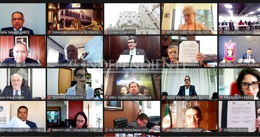 UABCS establece convenio de colaboración con el Tribunal Universitario de la UNAM