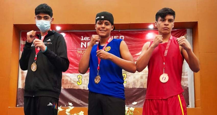 Sobresalen deportistas de Wushu Kung Fu en campeonato nacional