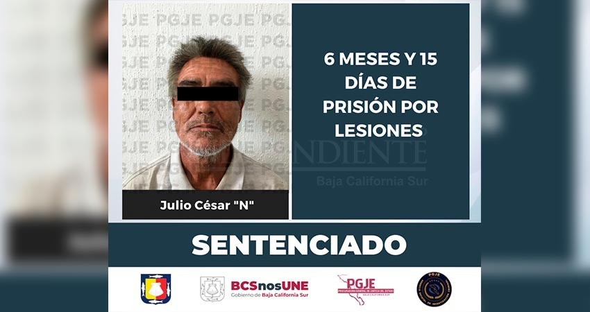 Por lesiones pasará 6 meses en prisión