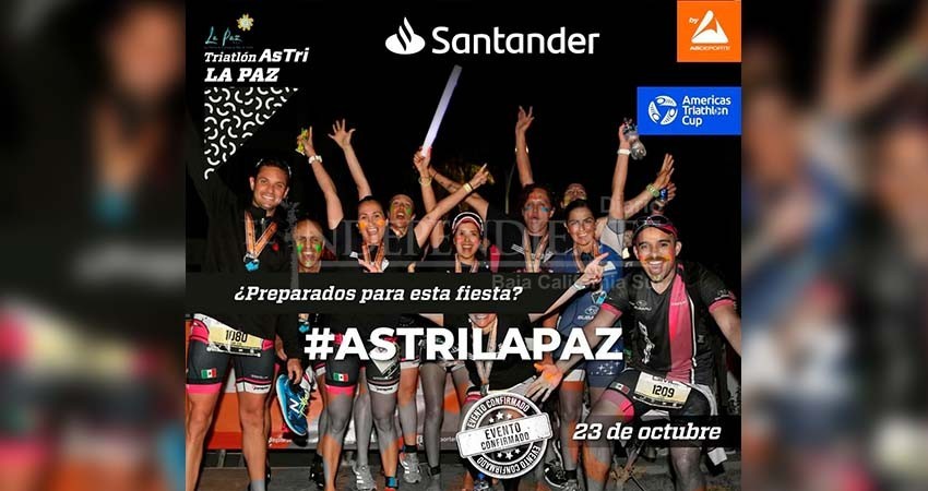 Invita INSUDE al triatlón Astri La Paz