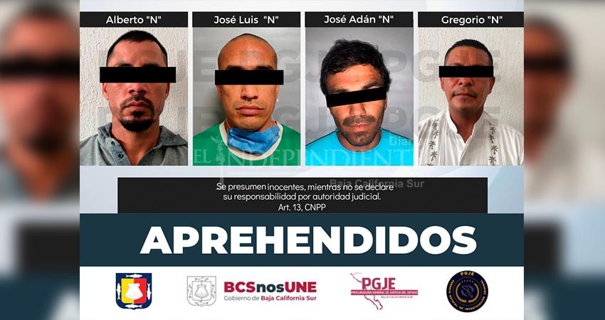 Acciones efectivas de investigación de la PGJE dejan 5 detenidos