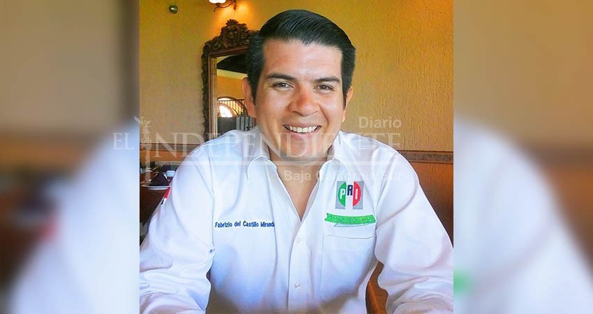 No hay desbandada en el PRI en BCS: Fabrizio del Castillo