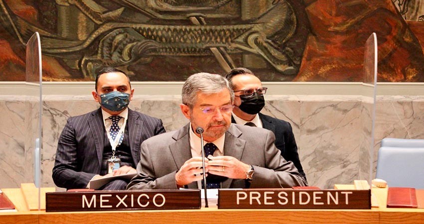 México asume la presidencia del Consejo de Seguridad de la ONU