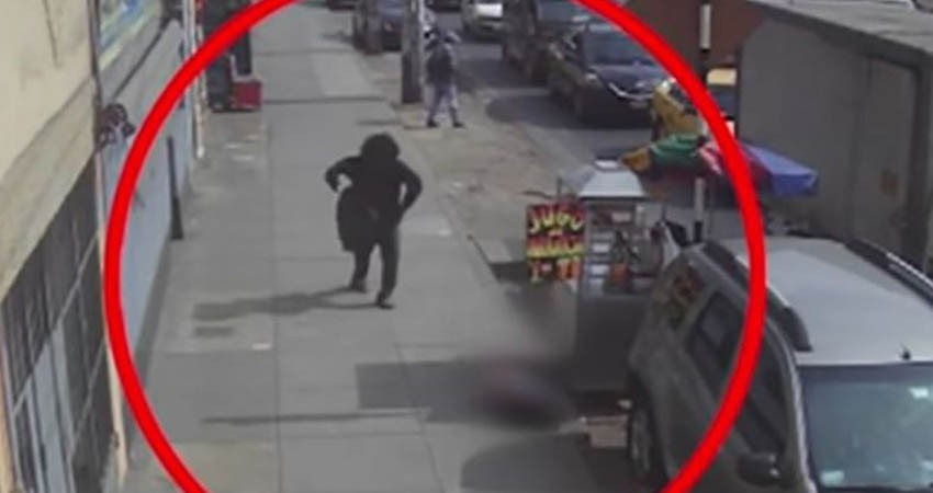 Hombre arroja ladrillo contra niña de 3 años; captan brutal agresión