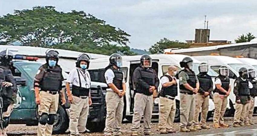 Veracruz se ‘amuralla’ por caravana migrante; ‘no se le permitirá seguir avanzado’