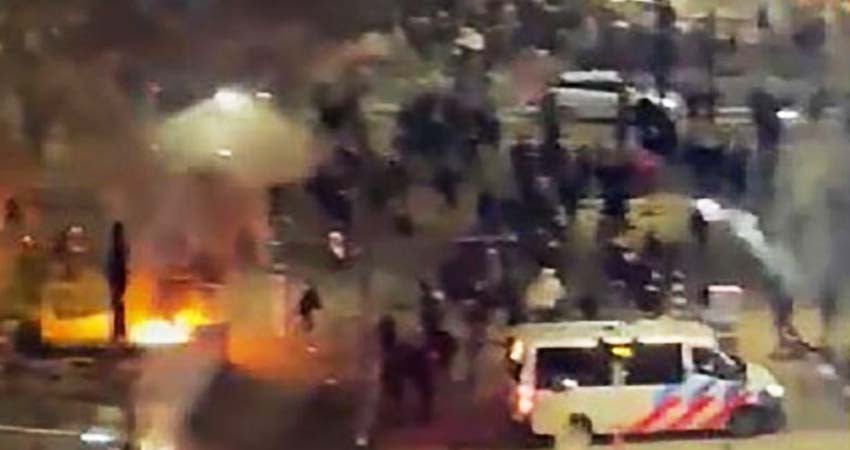 Policías disparan contra manifestantes en Rotterdam; hay varios heridos
