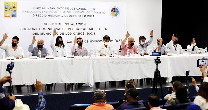Instalan Subcomité Municipal de Pesca y Acuacultura en Los Cabos