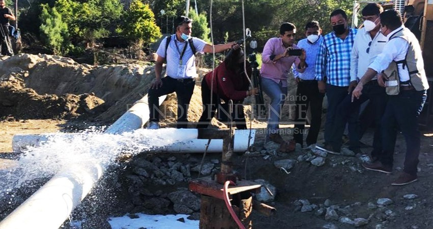 Avanzan trabajos en el pozo 8 para su rehabilitación