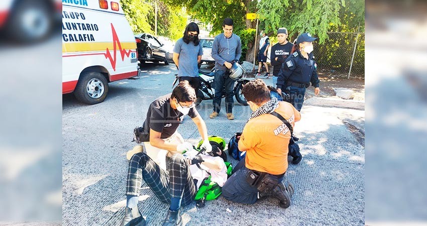 Repartidor no entregó pedido; chocó en el trayecto