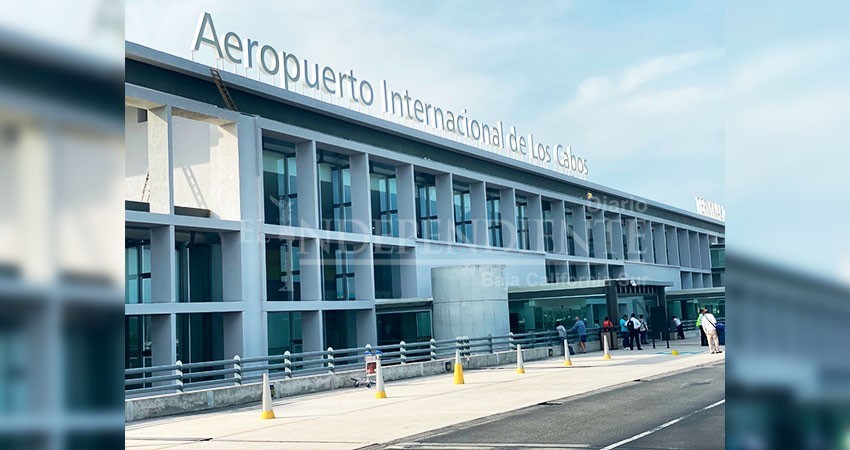 Con más de 5 millones de pasajeros anuales cerrará el 2021 Aeropuerto de Los Cabos