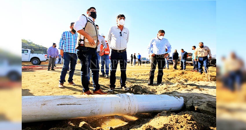 Oscar Leggs con un gobierno de resultados; Oomsapas Los Cabos ya suministra de más agua a CSL