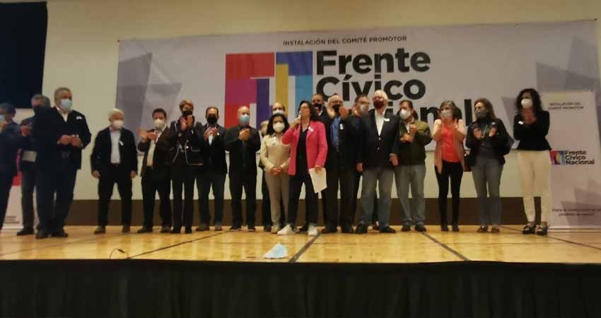 Surge el Frente Cívico Nacional; busca candidato ciudadano a la Presidencia
