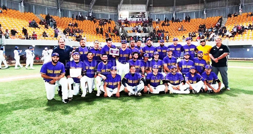 Chihuahua campeón del Nacional de Beisbol primera fuerza celebrado en BCS