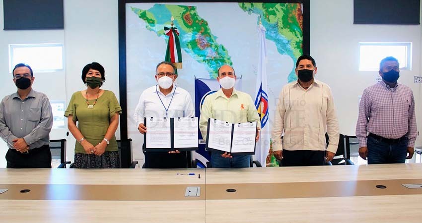 Firman convenio UABCS y Secretaría de Seguridad Pública del Estado