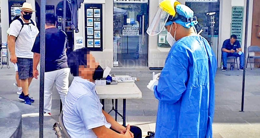 Continúa salud estatal implementando módulos itinerantes para pruebas Covid en Los Cabos