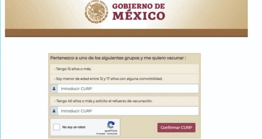 Abren registro para dosis de refuerzo contra Covid-19 para personas de 40 años o más