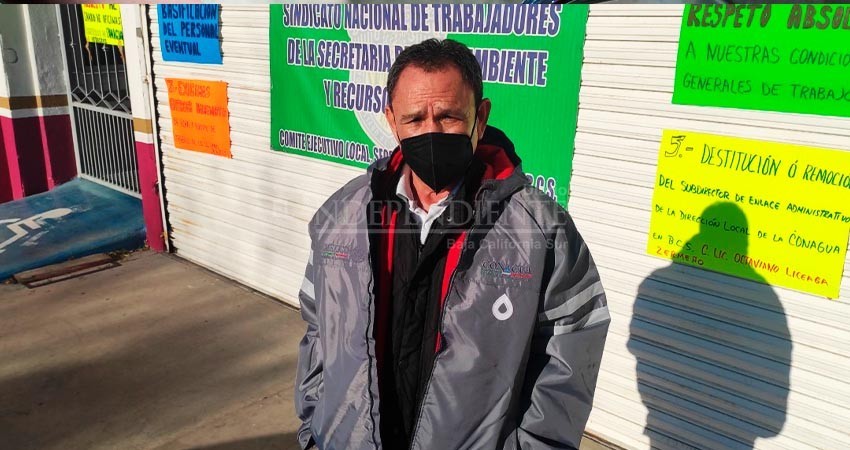 Cierran las oficinas de Conagua por manifestación sindical