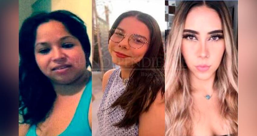 Emite PGJE BCS alerta de búsqueda de tres mujeres desaparecidas