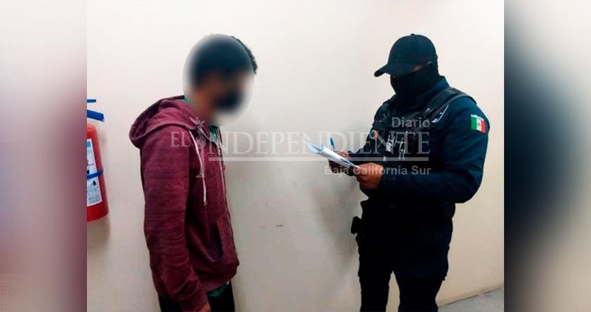 Turnan ante el MP a hombre asegurado con una maleta con equipo de aire acondicionado 