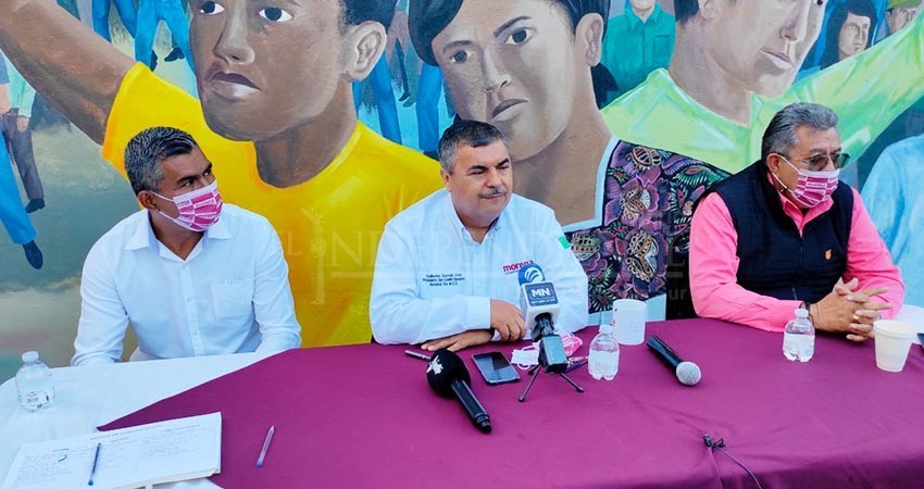 Consulta de revocación de mandato presidencial no es simulación: Morena-BCS