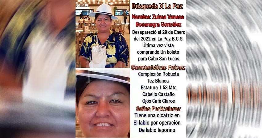 Se incrementa la lista de personas desaparecidas en BCS