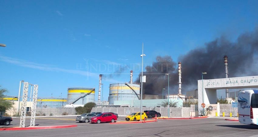 Connato  de incendio en Termoeléctrica de La Paz