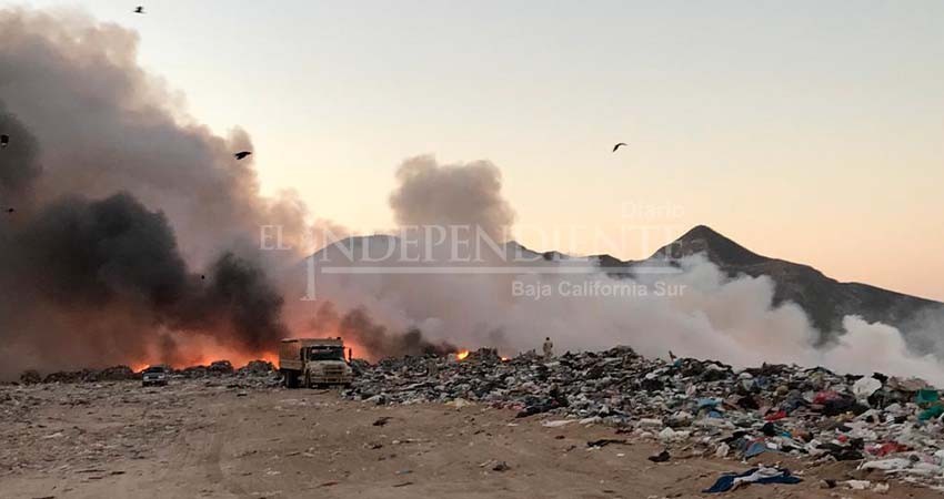 Ayuntamiento La Paz debe aplicar normatividad en relleno sanitario para evitar incendios: CVLP
