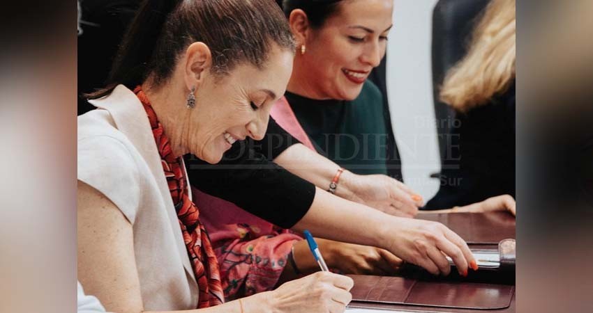 Quiroga y Sheinbaum acuerdan "hermanamiento" de La Paz y CdMx