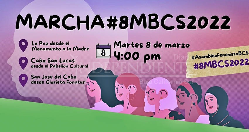 Asamblea feminista de BCS prepara actividades en el marco del #8M2022