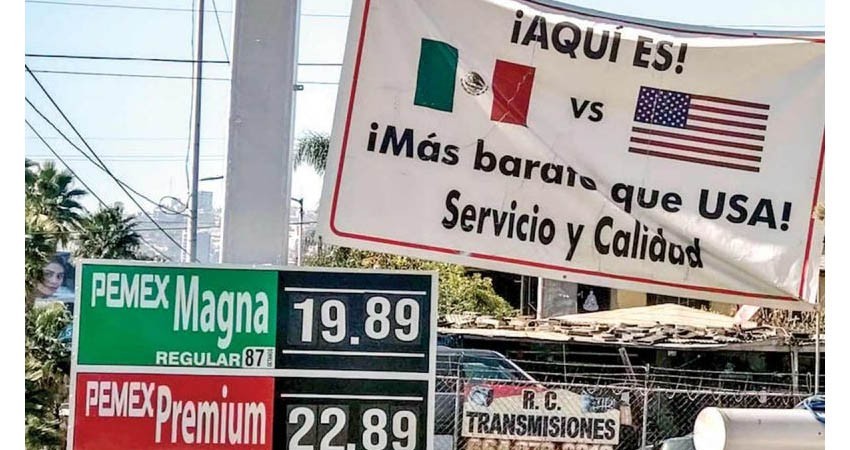 Cruzan frontera por gasolina barata; expertos alertan por aumento