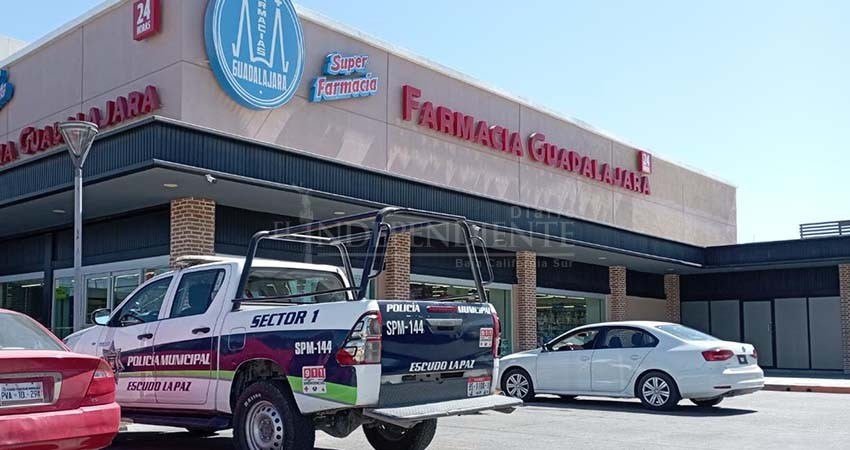 “Diabético” asalta a mano armada farmacia Guadalajara de La Paz