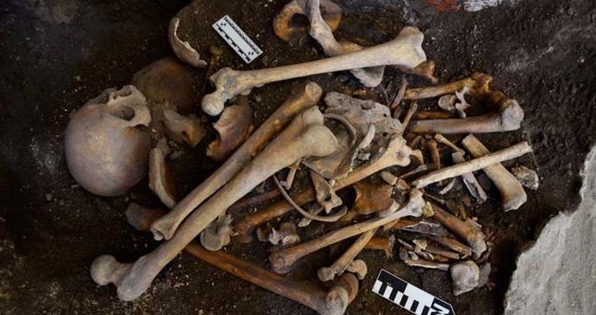 Hallan en Puebla entierros humanos asociados a la Intervención Francesa