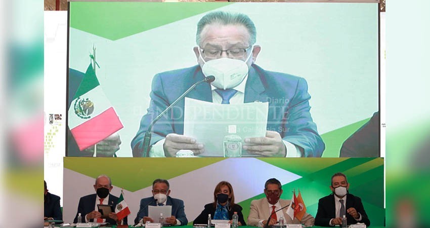 Preside rector de la UABCS primera sesión ordinaria de CUMex 2022