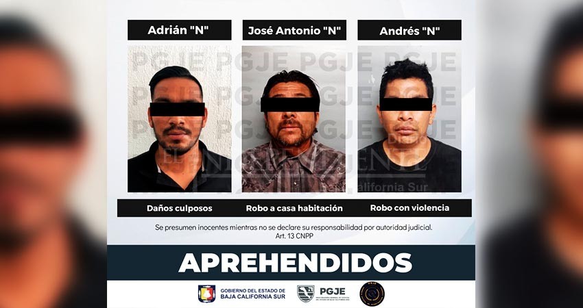 Cumplimenta PGJE cuatro órdenes de aprehensión por diversos delitos