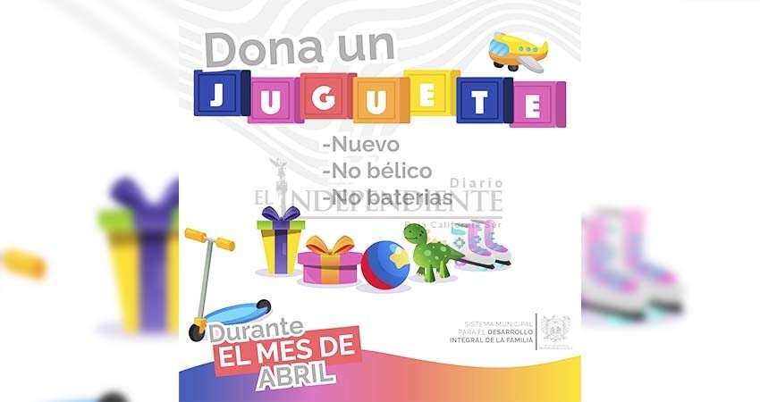 Invita el DIF Municipal a la campaña “Dona un juguete”
