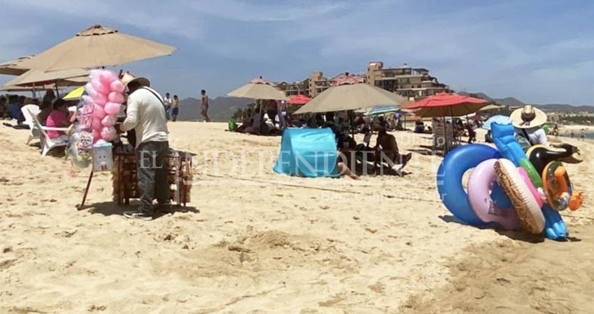 Trabaja Inspección Fiscal en retiro de "golondrinos" en playas