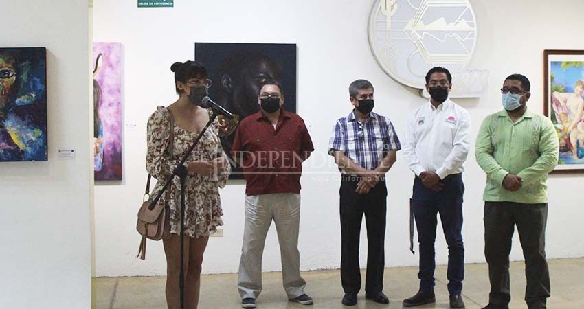 Inauguran en la UABCS muestra colectiva de obra plástica