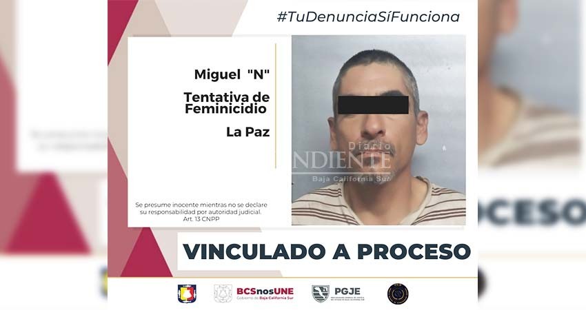 Por feminicidio en grado de tentativa inacabada, Miguel “N” queda en prisión preventiva