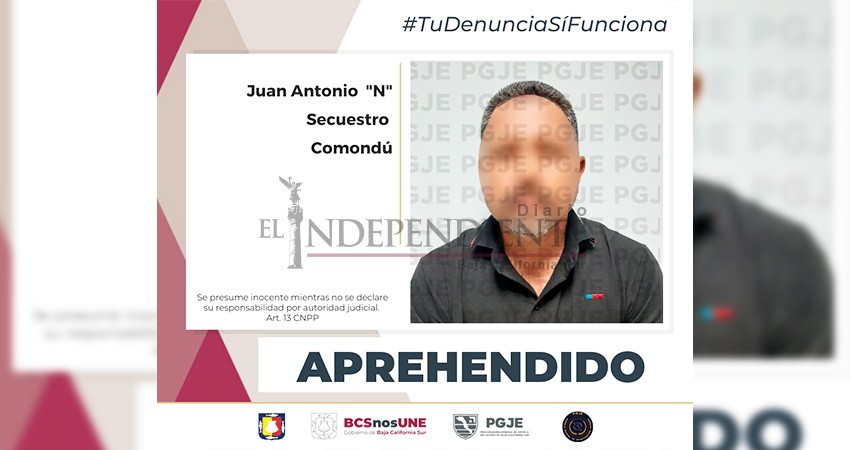 Aprehenden a “El Güero Bocón”; con ello queda desarticulada una banda de secuestradores en Comondú