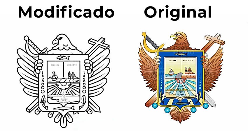 "Fue un error": corrige Ayto La Paz escudo de armas que había modificado sin autorización