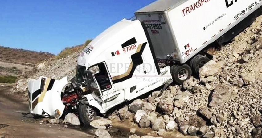 A la alza” los accidentes carreteros de camiones al norte del estado